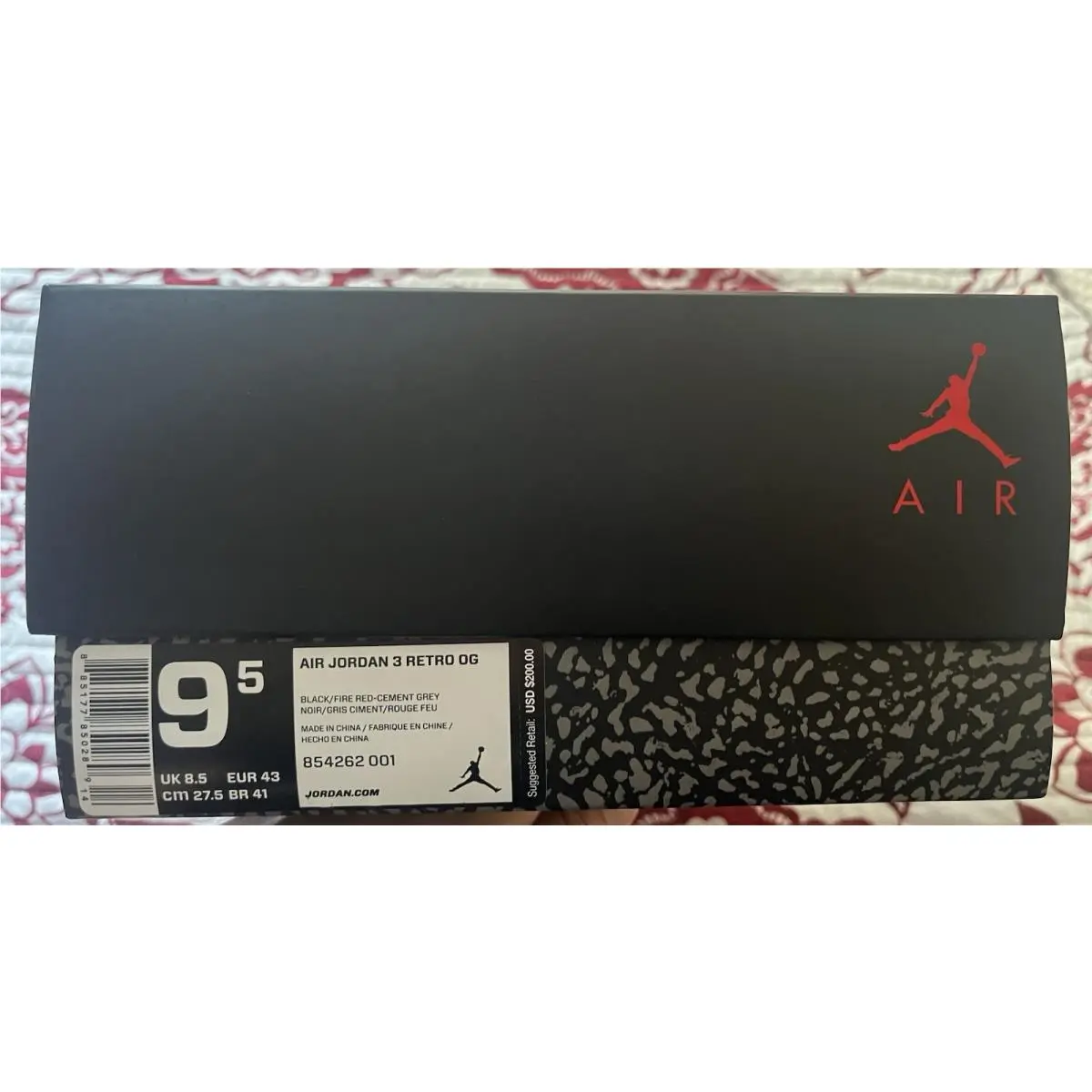 Nike shoes - Air Jordan 3 - Air - Black 6