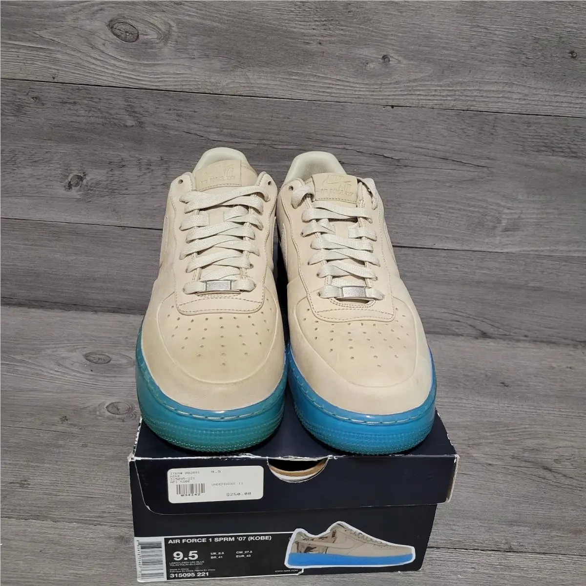 Nike shoes - Nike Air Force 1 - Air Force - 315095-221 - Brown 1