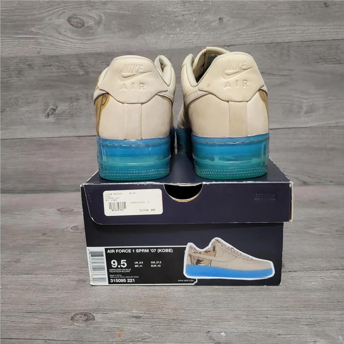 Nike shoes - Nike Air Force 1 - Air Force - 315095-221 - Brown 2