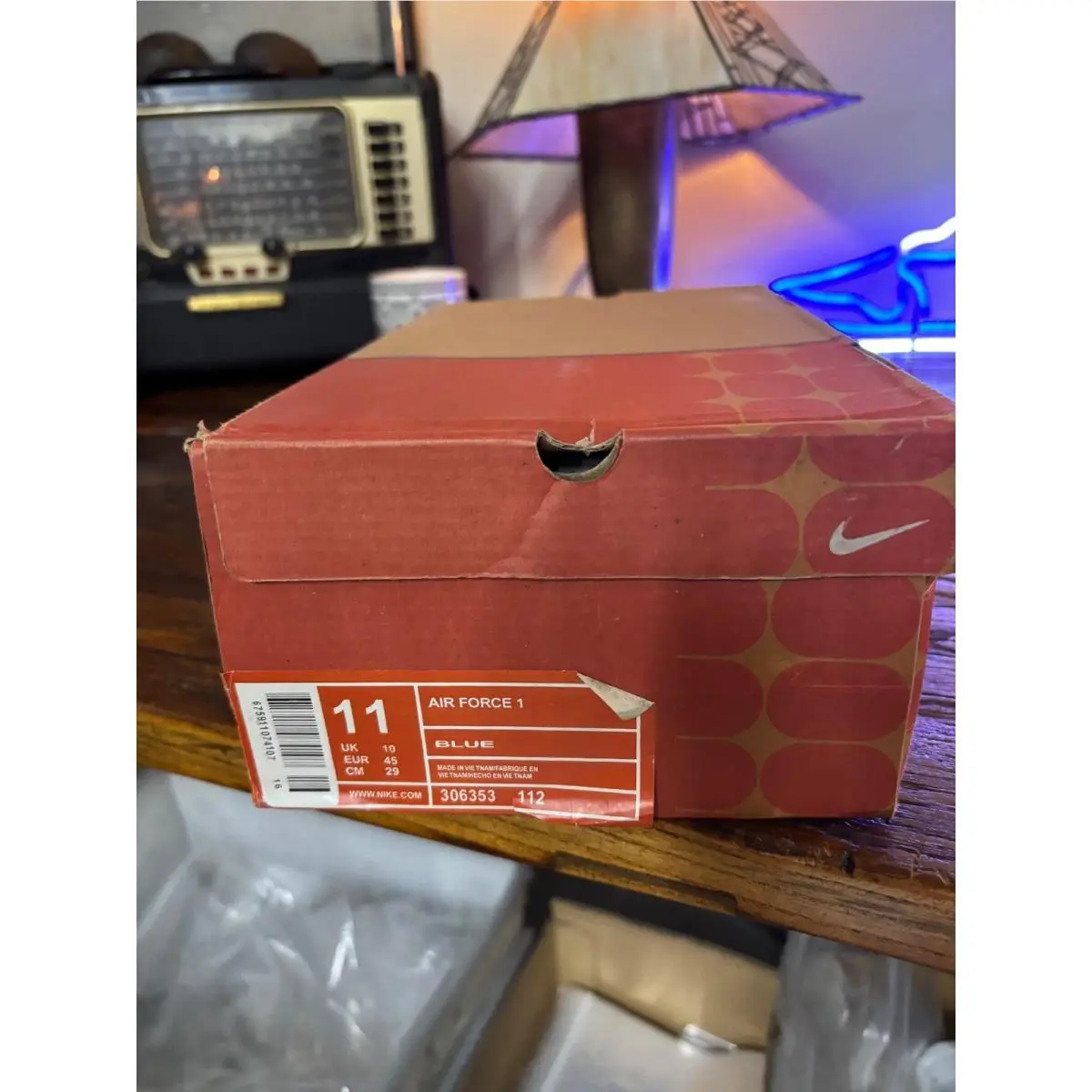 Nike shoes - Nike Air Force 1 Low - Blue 6