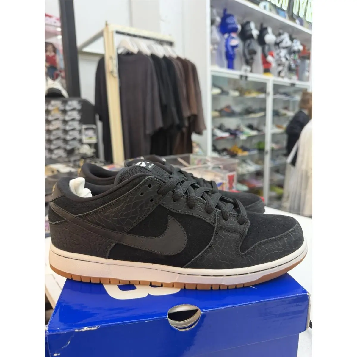 Nike shoes - Nike Dunk Low - Dunk Low - 504750-040 - Black, Manufacturer: Black/Black-White-Gum Medium Brown 0
