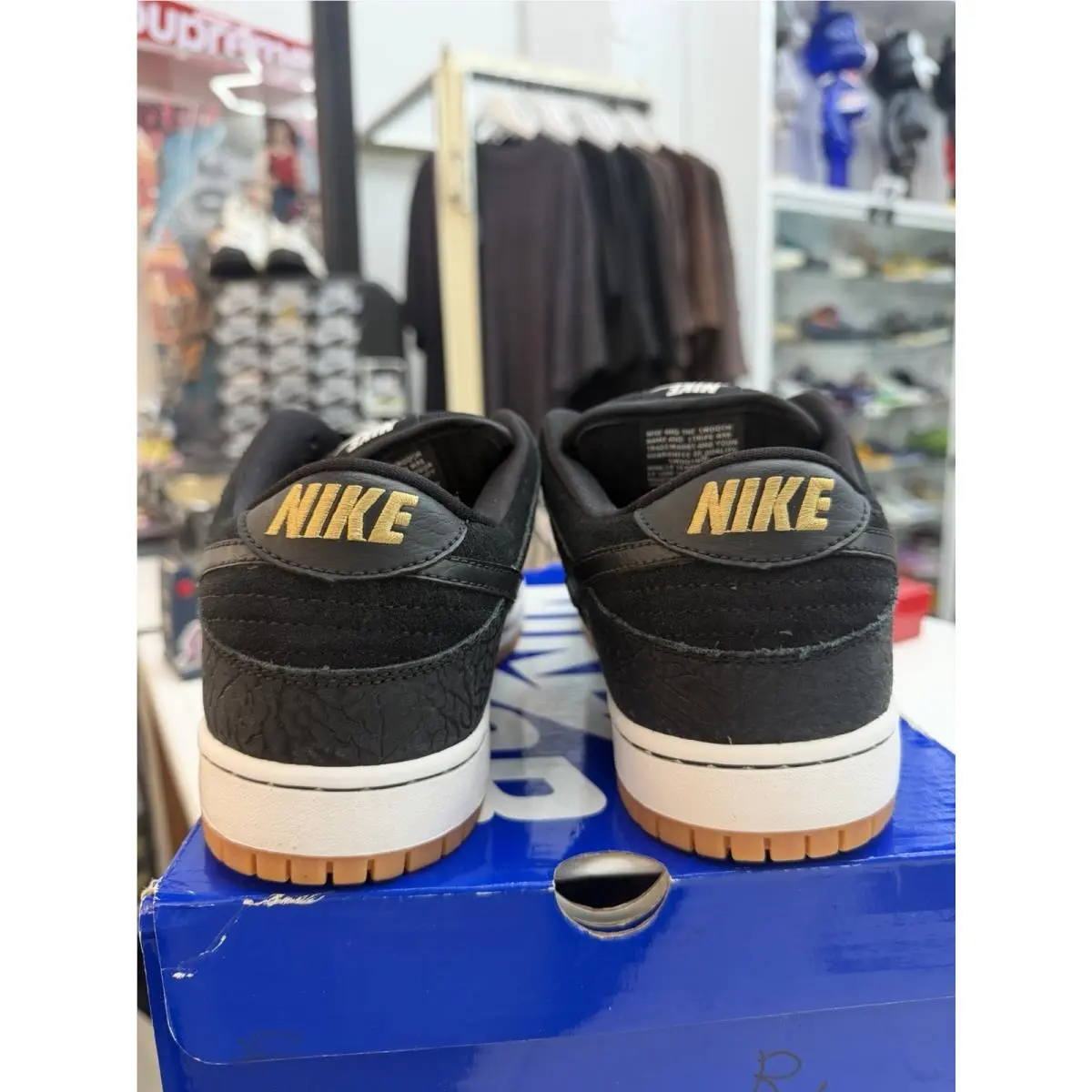 Nike shoes - Nike Dunk Low - Dunk Low - 504750-040 - Black, Manufacturer: Black/Black-White-Gum Medium Brown 1