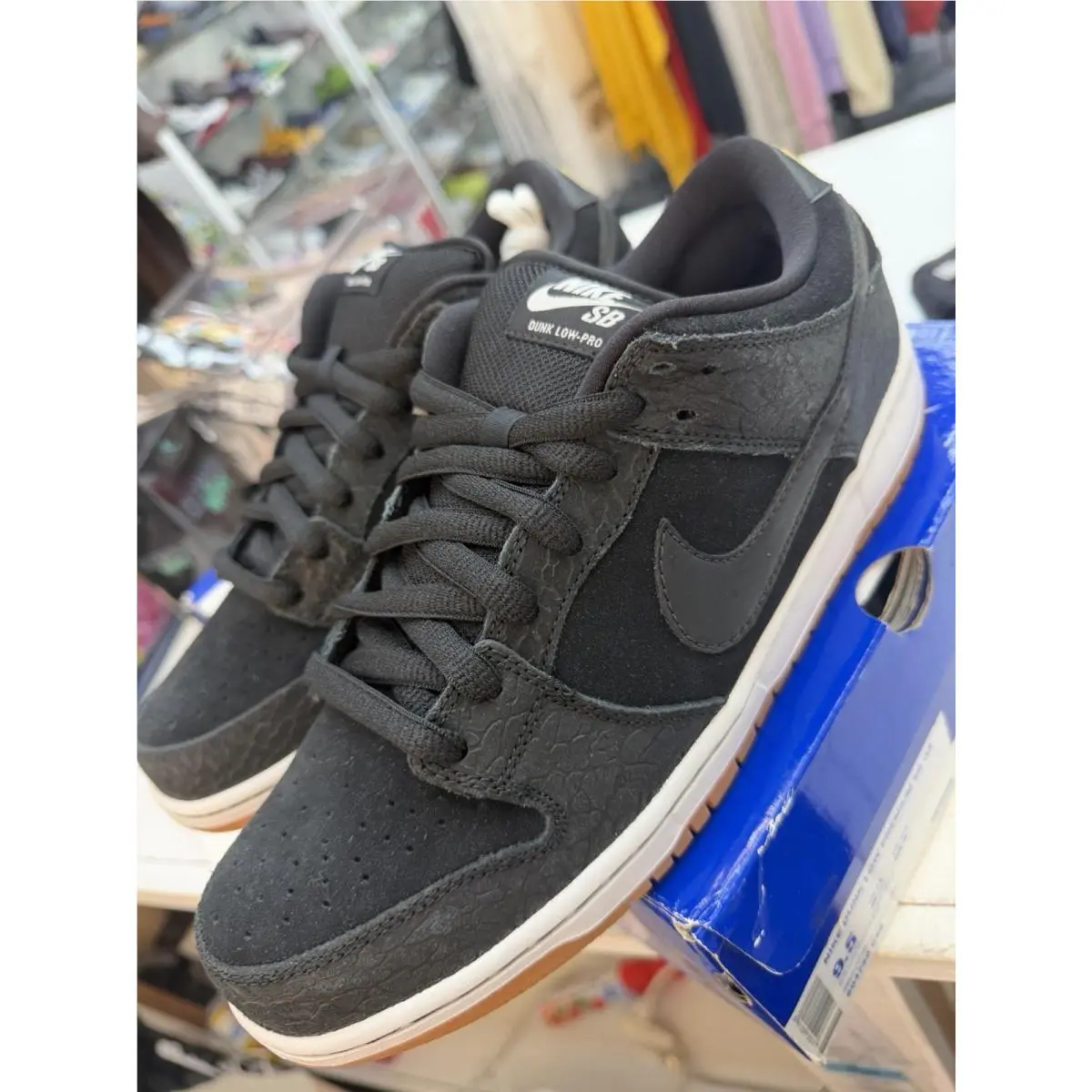 Nike shoes - Nike Dunk Low - Dunk Low - 504750-040 - Black, Manufacturer: Black/Black-White-Gum Medium Brown 4