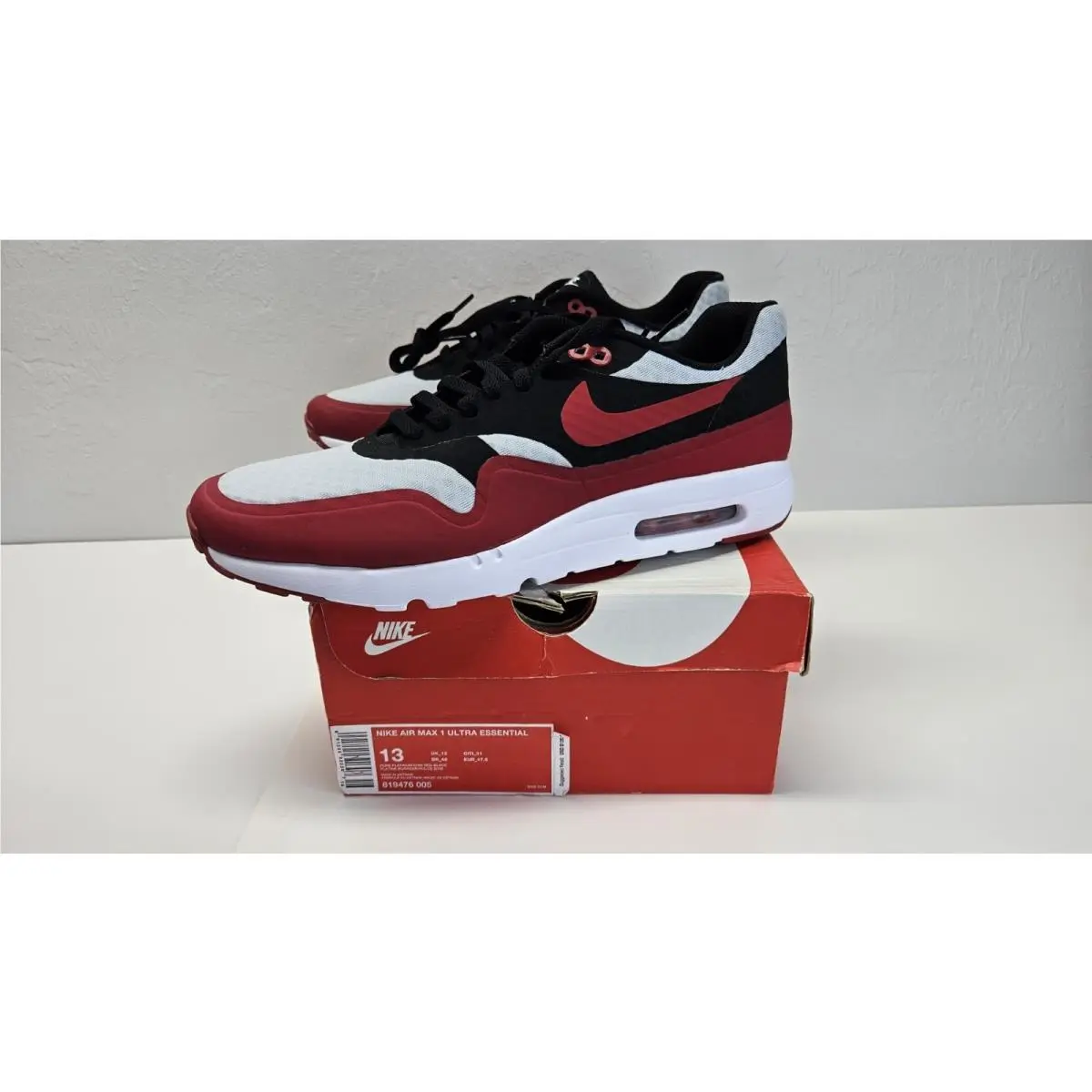 Nike Air Max 1 Ultra Essential Mens Running Shoes - Mens Size 13