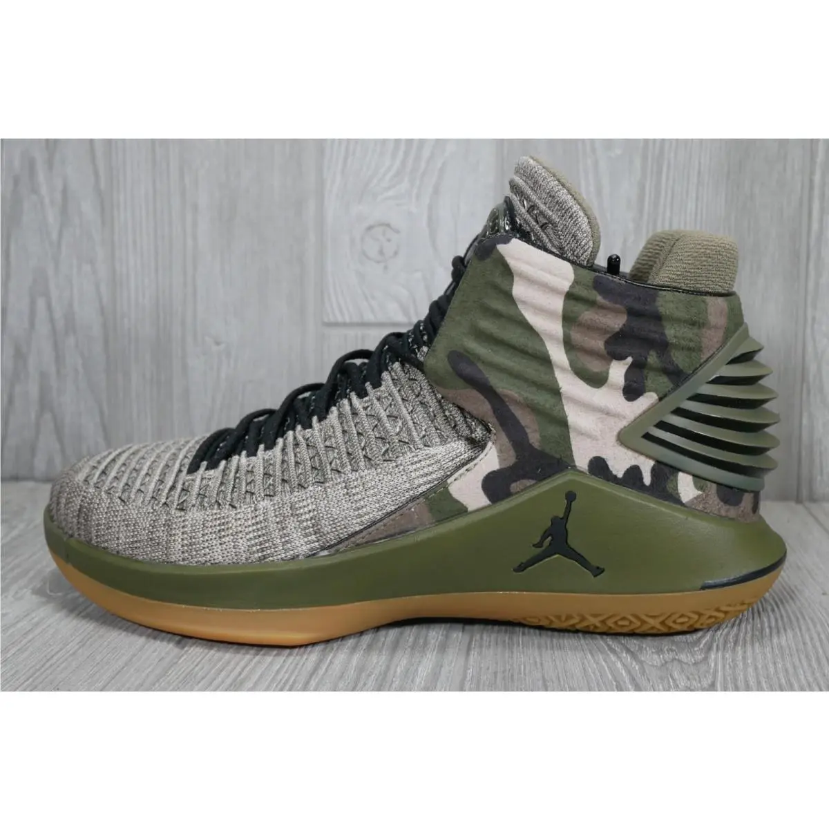Nike 2018 Air Jordan 32 Xxxii AA1253-200 Vets Day PE Camo Shoes Size 9.5