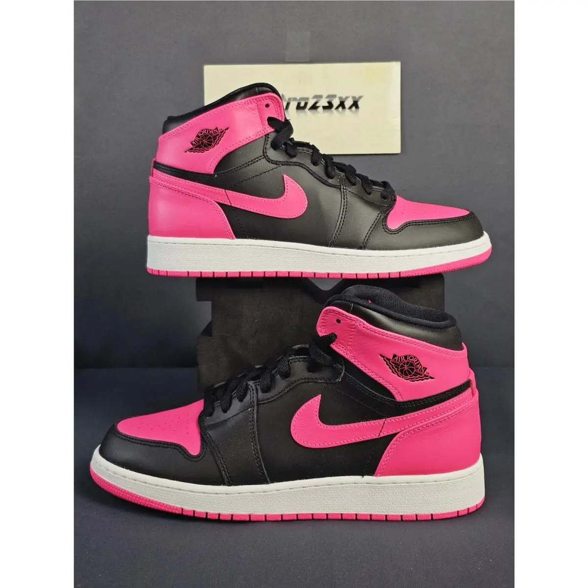 Nike Air Jordan 1 Serena Williams Size 8.5Y Pink Black 873863-609
