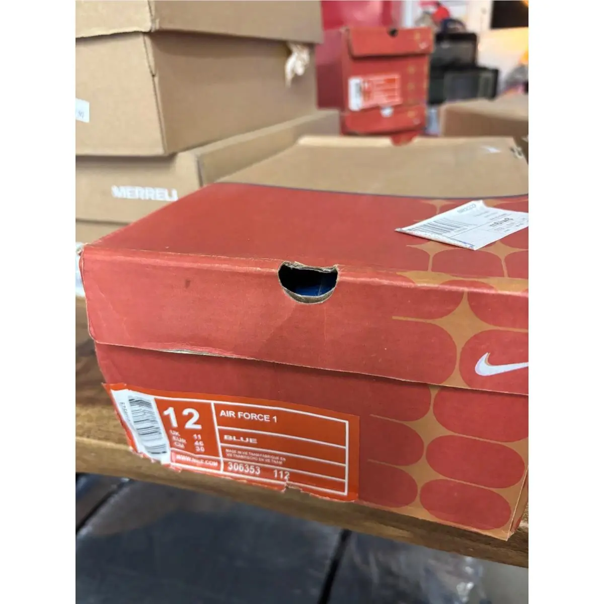 Nike shoes - Nike Air Force 1 Low - Blue 6