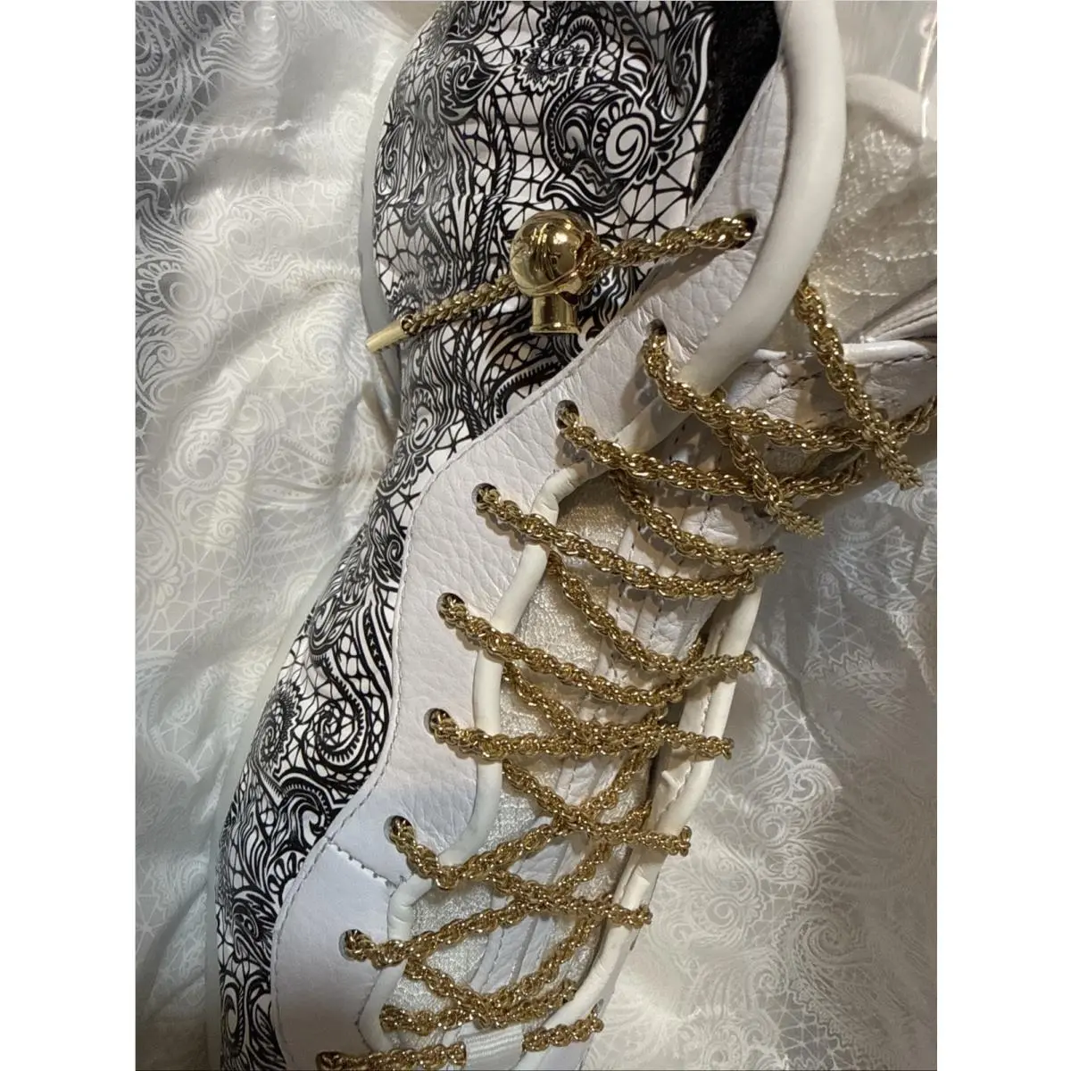 Nike shoes - Nike Air Foamposite - Air Foamposite - IR2077-101 - White, Manufacturer: White/Metallic Gold-Black 7