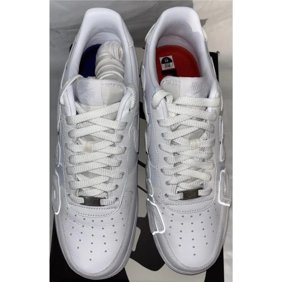 Nike shoes - Cactus Plant Flea Market x Nike Air Force 1 Premium 2024 - FQ7069-100 - White 1