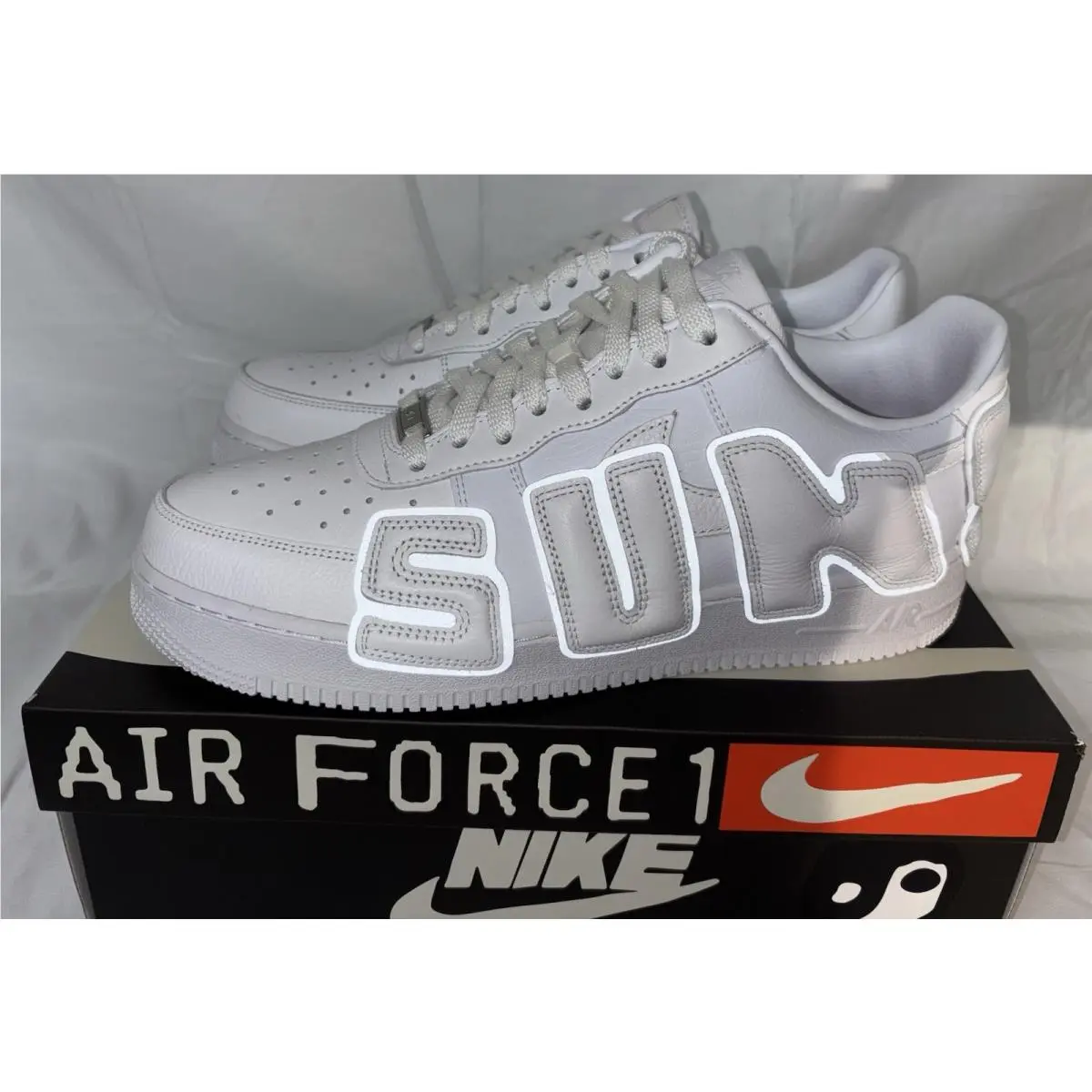 Nike shoes - Cactus Plant Flea Market x Nike Air Force 1 Premium 2024 - FQ7069-100 - White 5