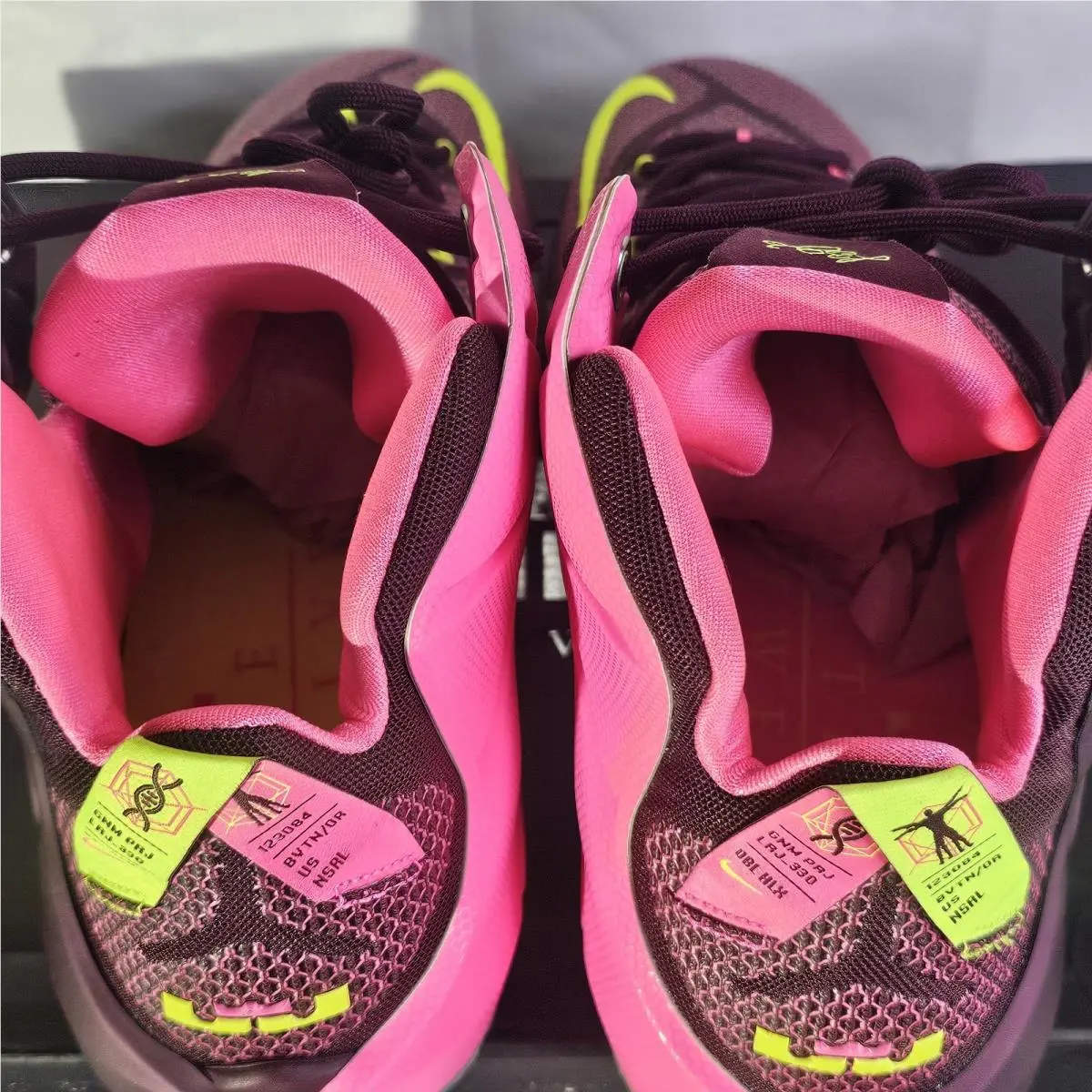 Nike shoes - Nike LeBron XII - LeBron XII - 684593-607 - merlot/mtllc silver-vlt-pink pw 0