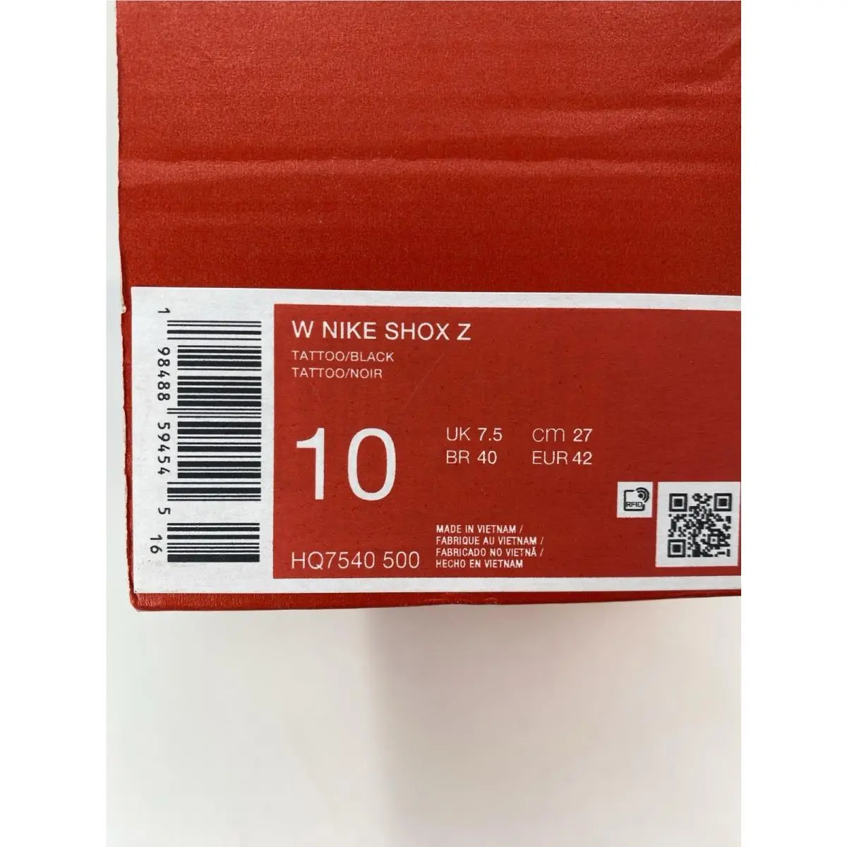 Nike shoes - Nike W Shox - Shox - HQ7540 500 - Tattoo/Black (UPC: 198488594545) 8