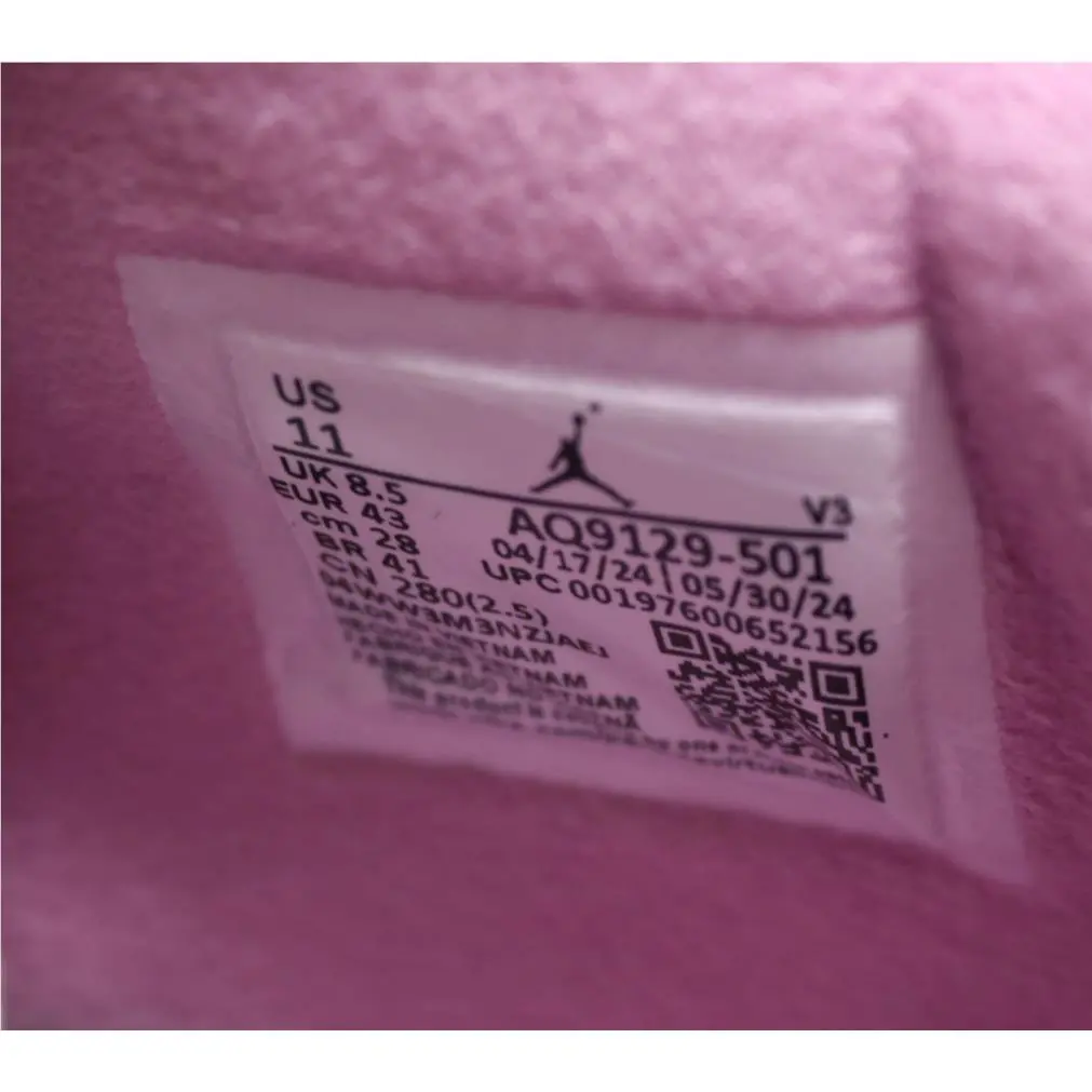 Nike shoes - Air Jordan 4 - Air - AQ9129-501 - Pink 7