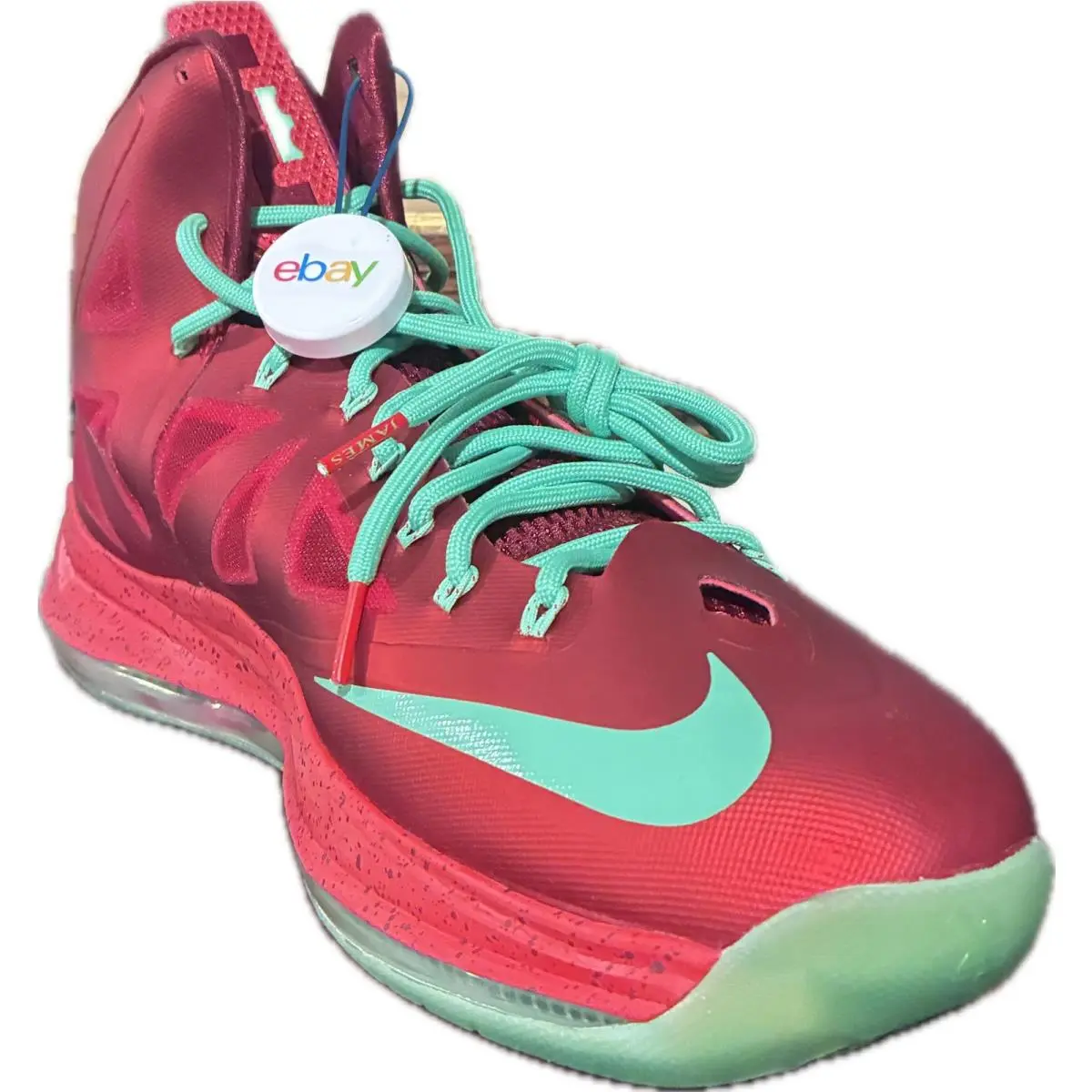 Nike shoes - Nike LeBron 10 - LeBron - 541100-600 - Red (UPC: 0884726954263) 0