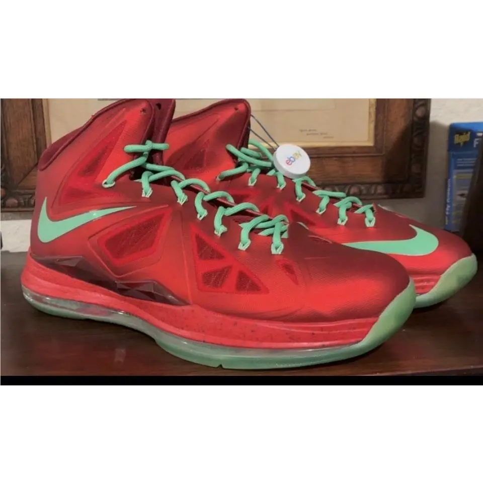 Nike shoes - Nike LeBron 10 - LeBron - 541100-600 - Red (UPC: 0884726954263) 1