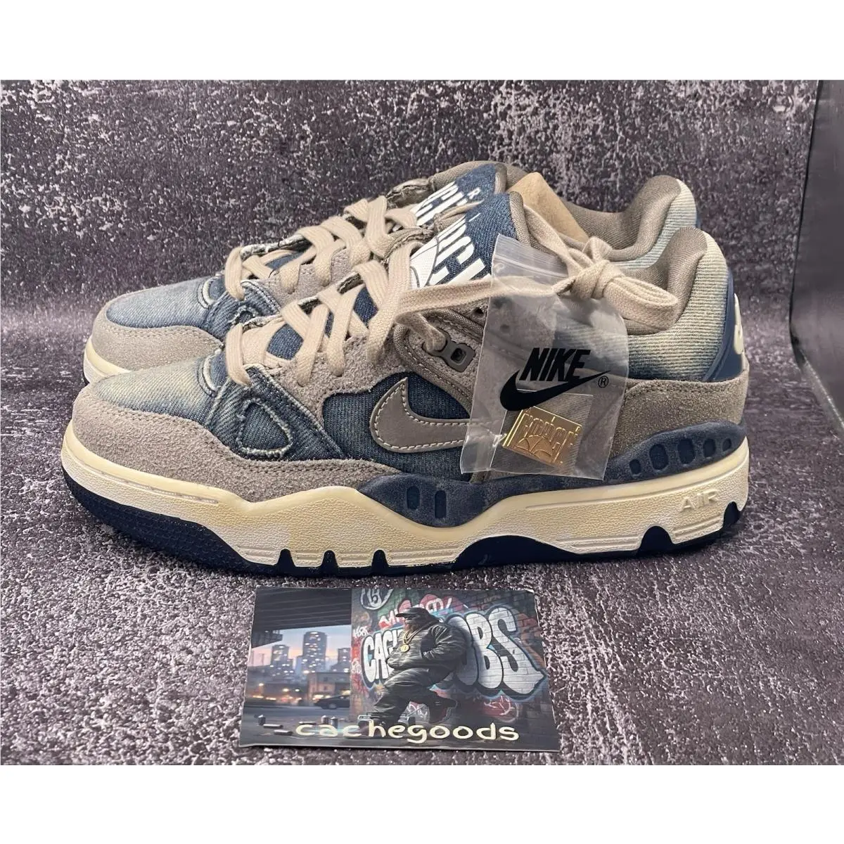 Nike x Levi’s x Nigo Air Force 3 Denim Low Olive Grey Size 6 Men / 7.5 W
