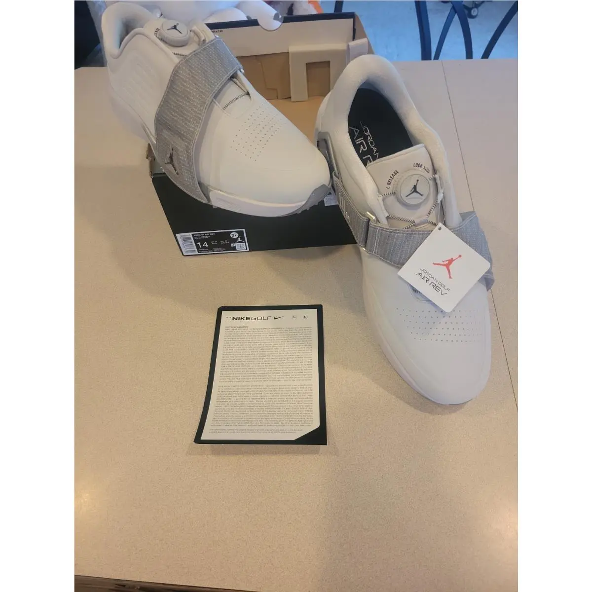 Nike Jordan Air Rev Men`s Golf Shoes Sneakers FV6338-003. Sz 14
