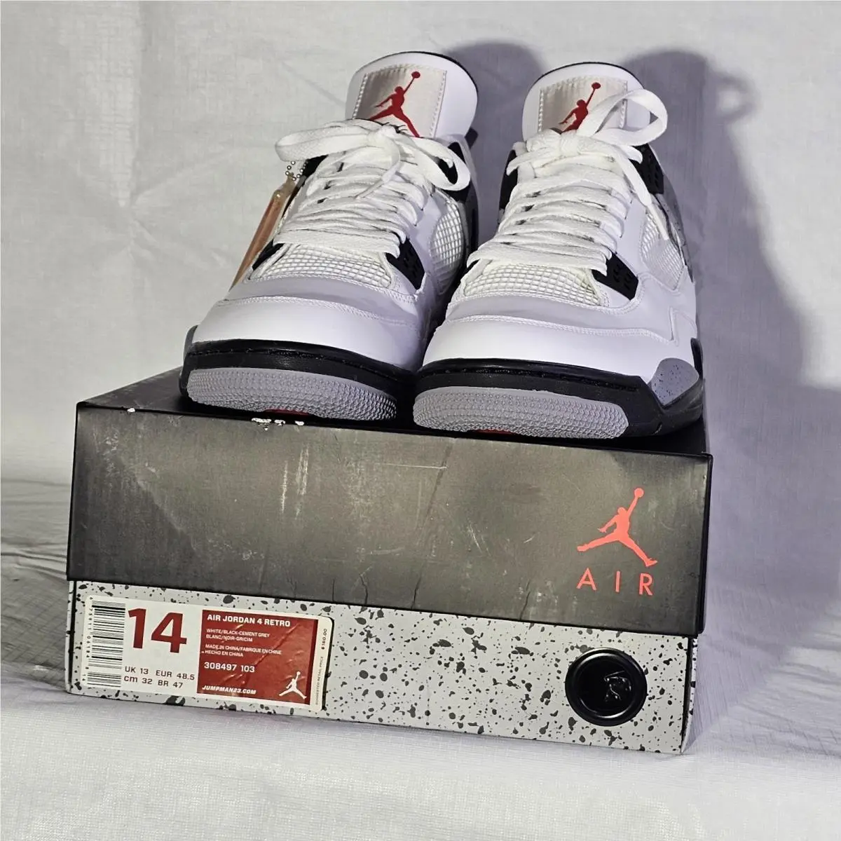 Nike shoes - Air Jordan 4 - Air - 308497-103 - White 0