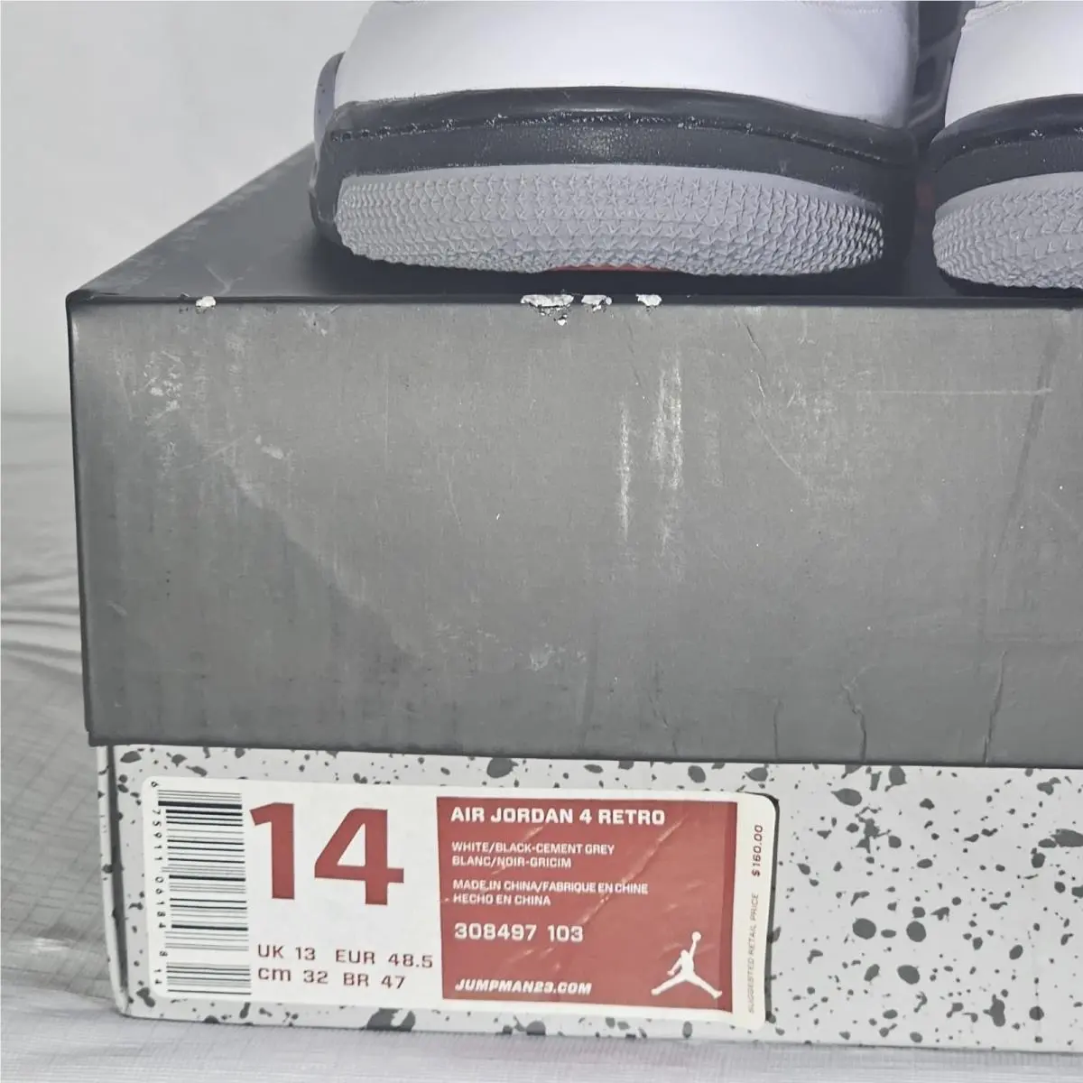 Nike shoes - Air Jordan 4 - Air - 308497-103 - White 1