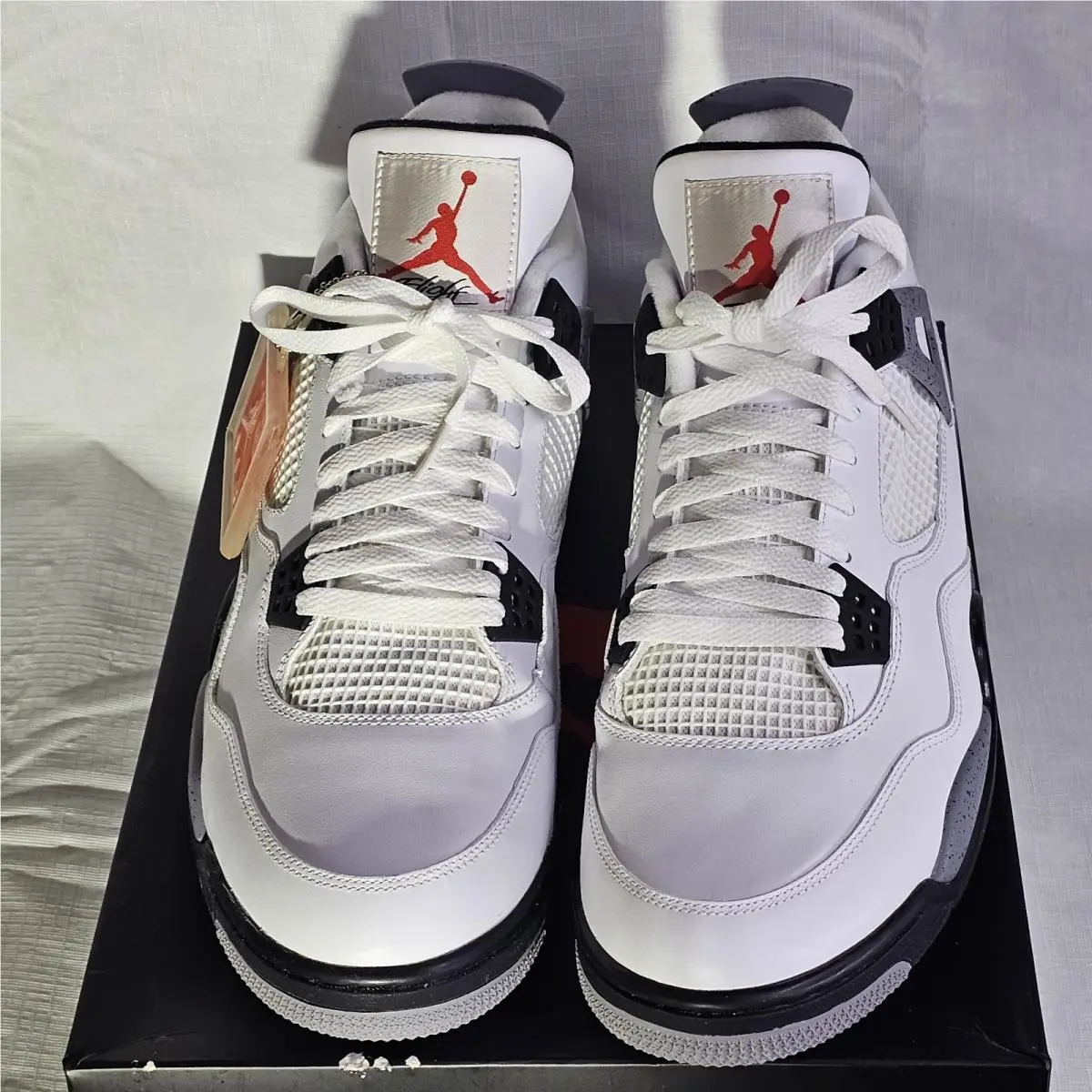 Nike Jordan 4 Retro White Cement Size 14 2012 308497-103 Deadstock