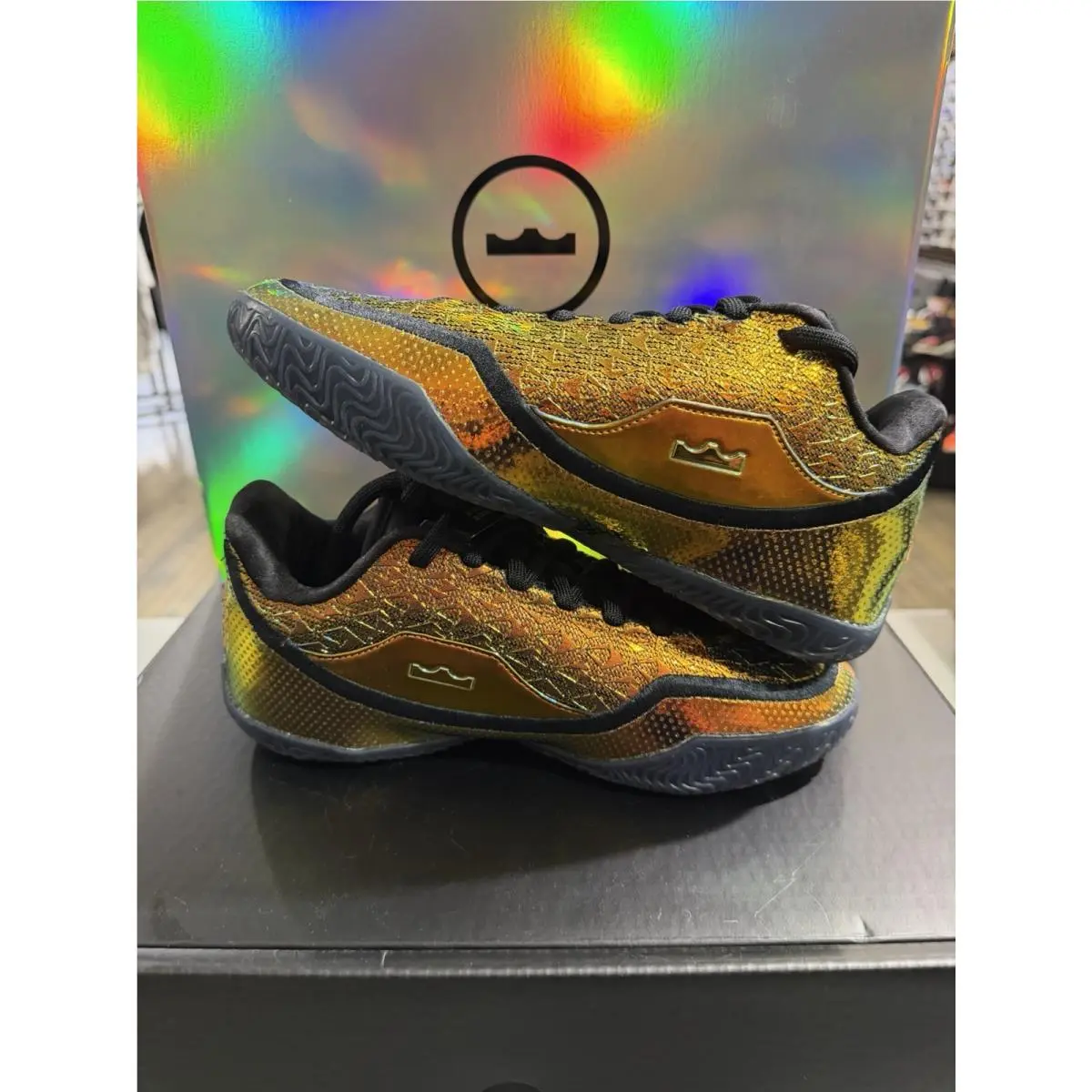 Nike shoes - Nike LeBron 23 - LeBron - IB9560-900 - Gold, Manufacturer: Multicolo/Black/Multicolor 3