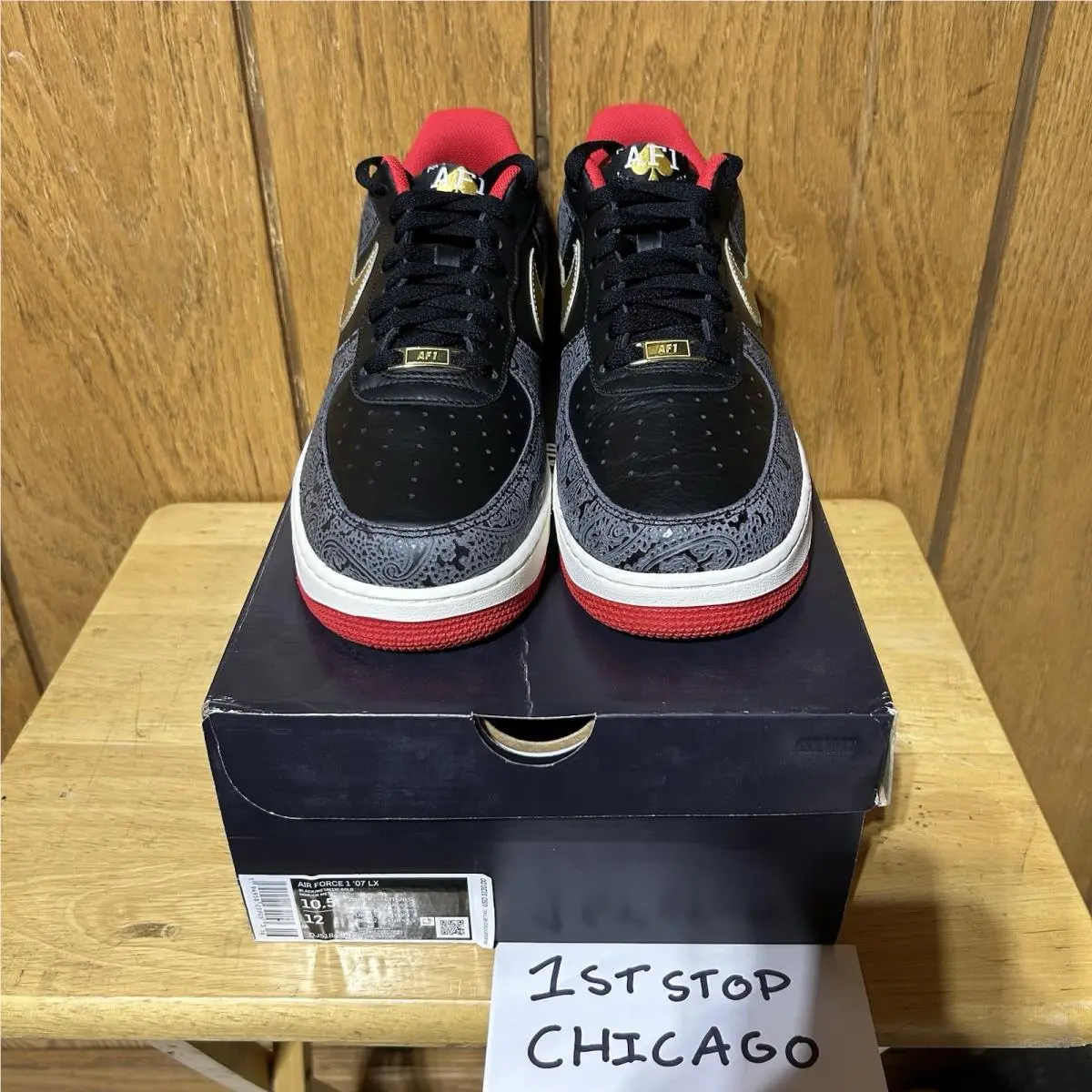 Nike shoes - Nike Air Force 1 - Air Force - DJ5184-001 - Black 0