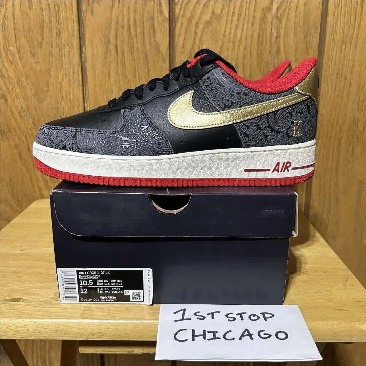 Nike shoes - Nike Air Force 1 - Air Force - DJ5184-001 - Black 1