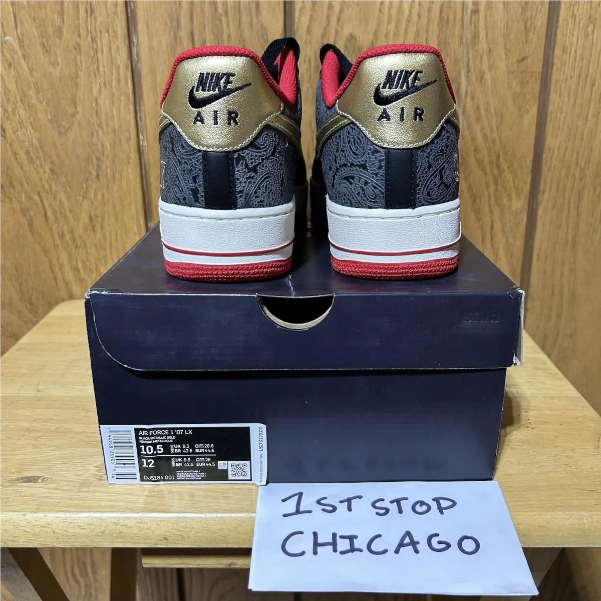 Nike shoes - Nike Air Force 1 - Air Force - DJ5184-001 - Black 2