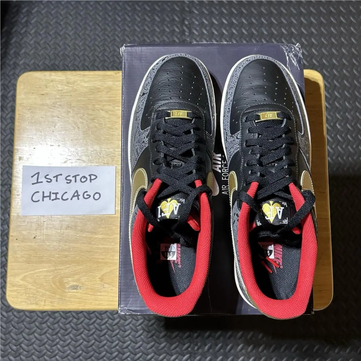 Nike shoes - Nike Air Force 1 - Air Force - DJ5184-001 - Black 3