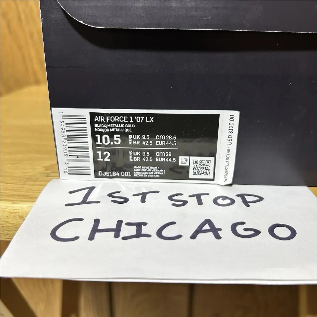 Nike shoes - Nike Air Force 1 - Air Force - DJ5184-001 - Black 6