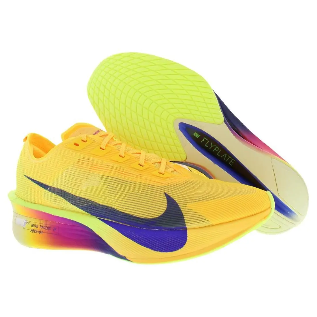 Nike Zoomx Vaporfly Next 4 Womens Shoes Size 10 Color: Citron Pulse/indigo - Yellow, Main: Yellow