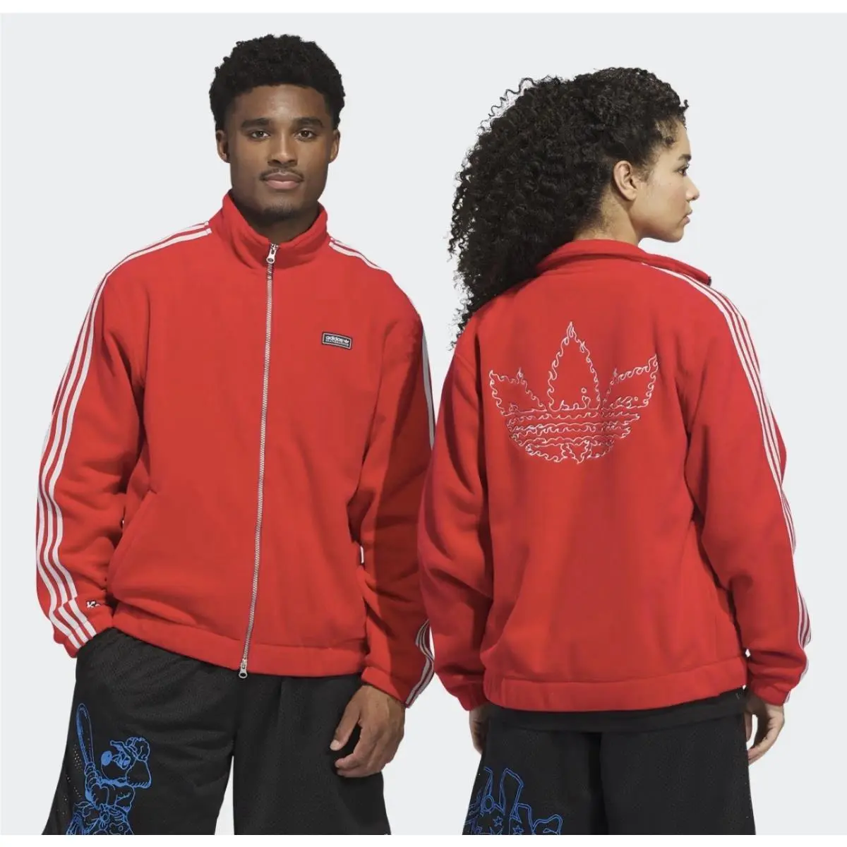 Unisex Adidas Skateboarding Kogancult Superfire Track Jacket Better Scarlet SM