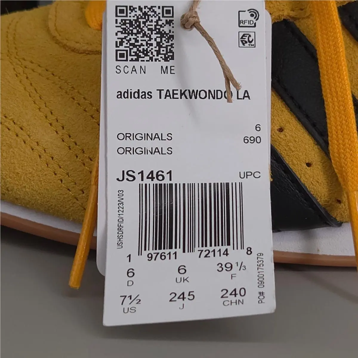 Adidas shoes - adidas Taekwondo Lace W - Taekwondo Lace - Yellow 6