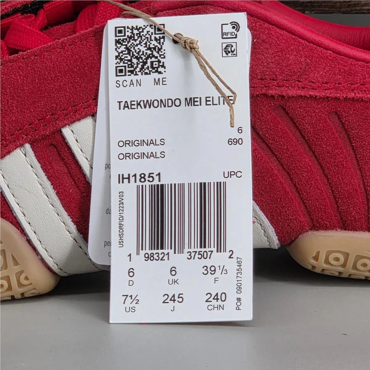 Adidas shoes - Taekwondo Mei Elite - Taekwondo Mei Elite - Red 0