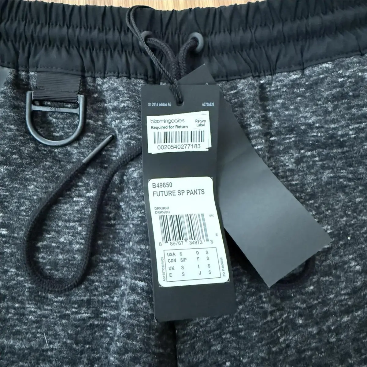 Adidas clothing - Future SP Pants - Future Pants - B49850 - Gray 2