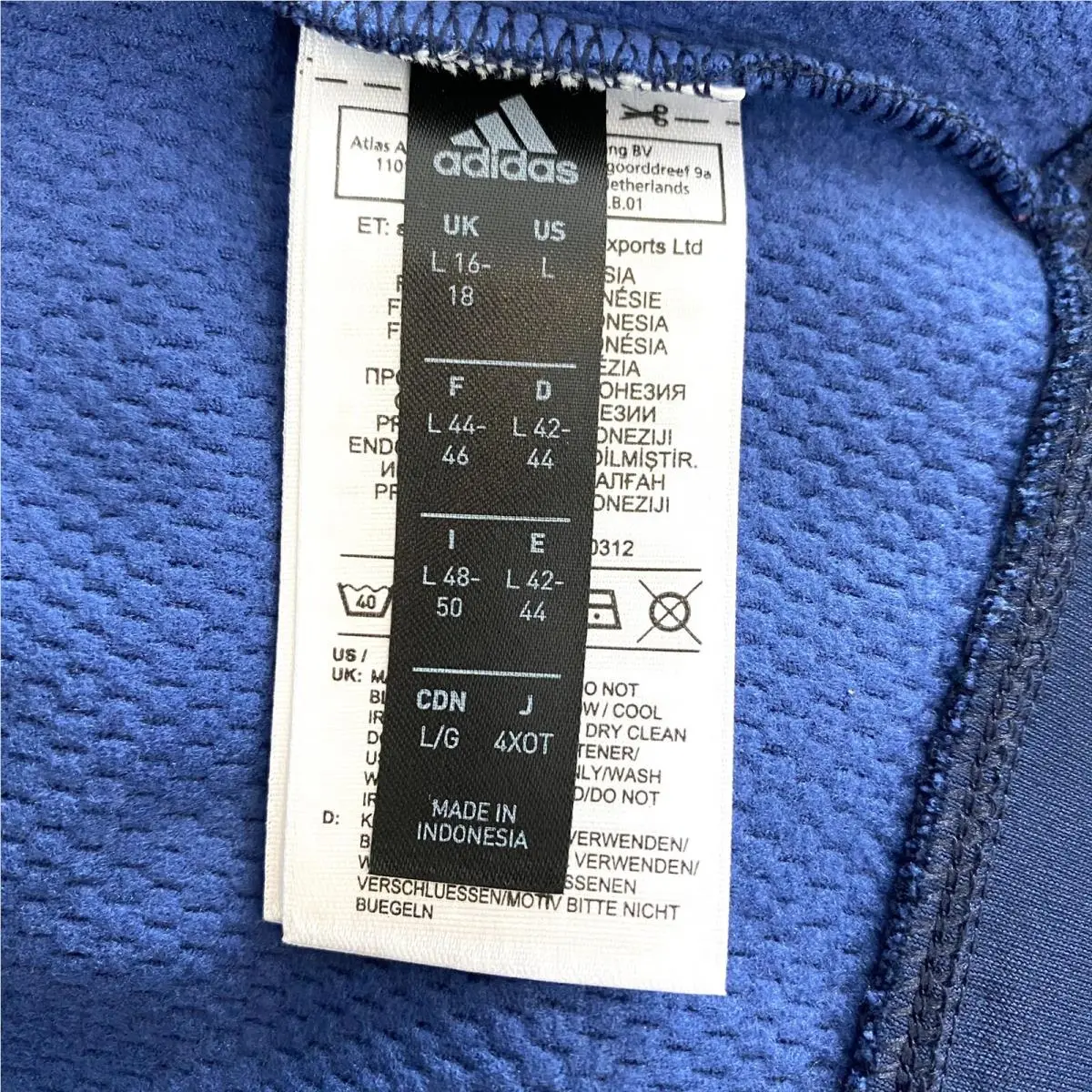 Adidas clothing - 113UFL6WADDA1 - 113UFL6WADDA1 - Blue (UPC: 191037855593) 8