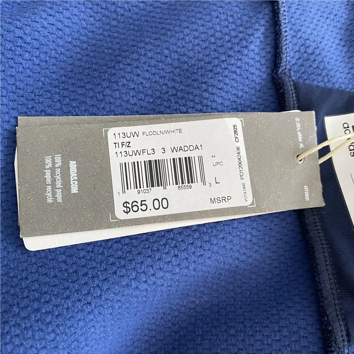 Adidas clothing - 113UFL6WADDA1 - 113UFL6WADDA1 - Blue (UPC: 191037855593) 7