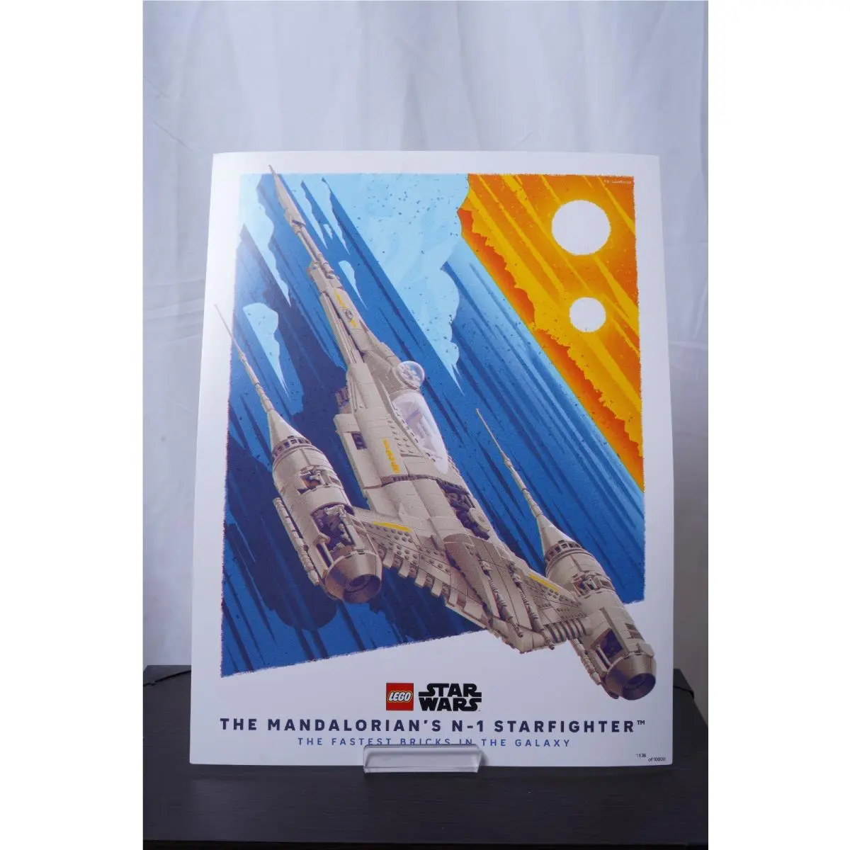 Lego Star Wars The Mandalorian`s N-1 Starfighter™ Poster by Joe Hogan