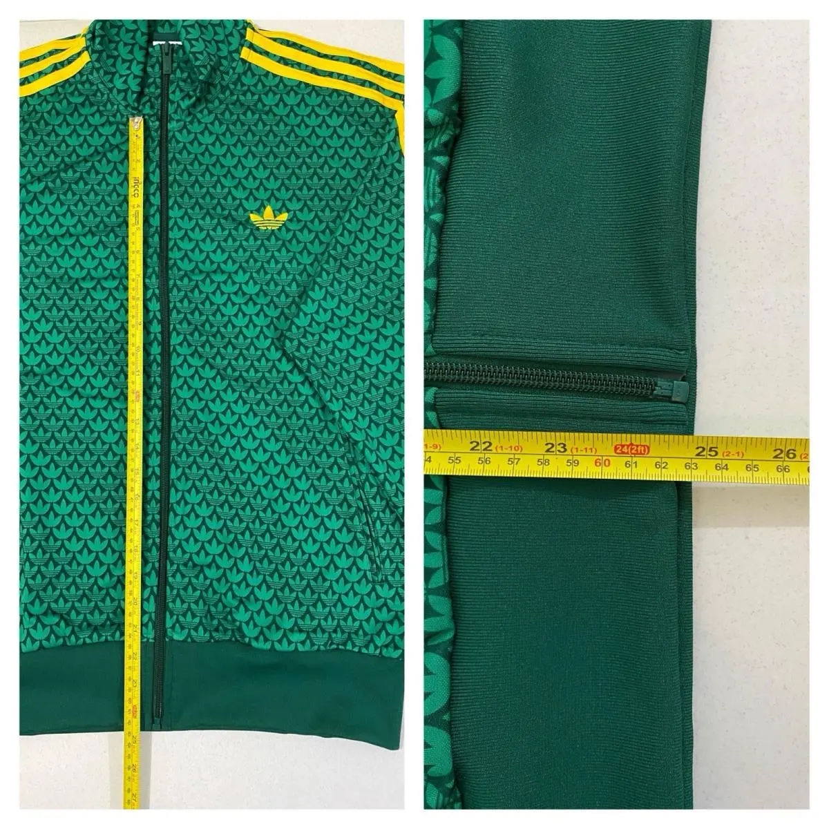 Adidas clothing - Collegiate Green Crew Yellow 8