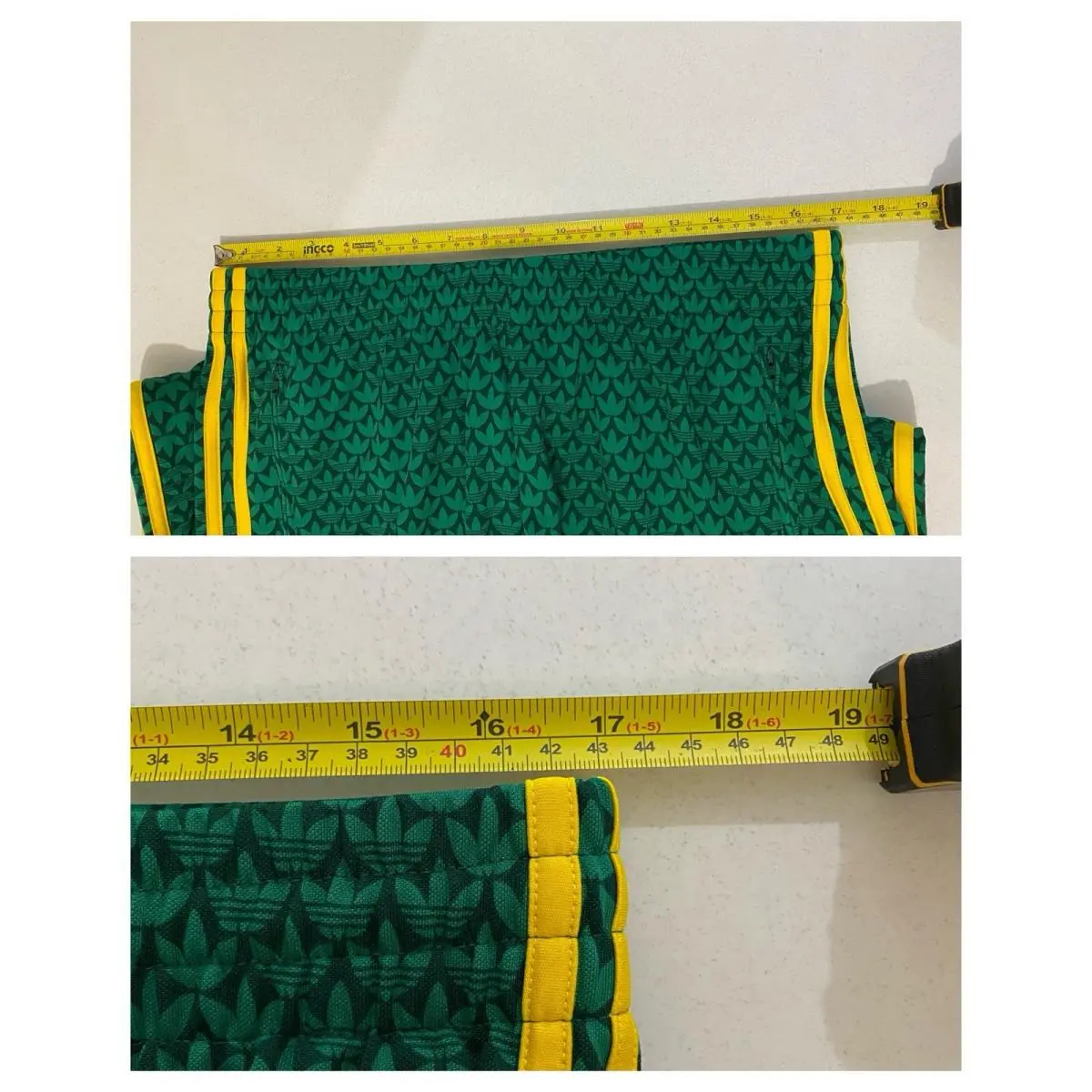 Adidas clothing - Collegiate Green Crew Yellow 9