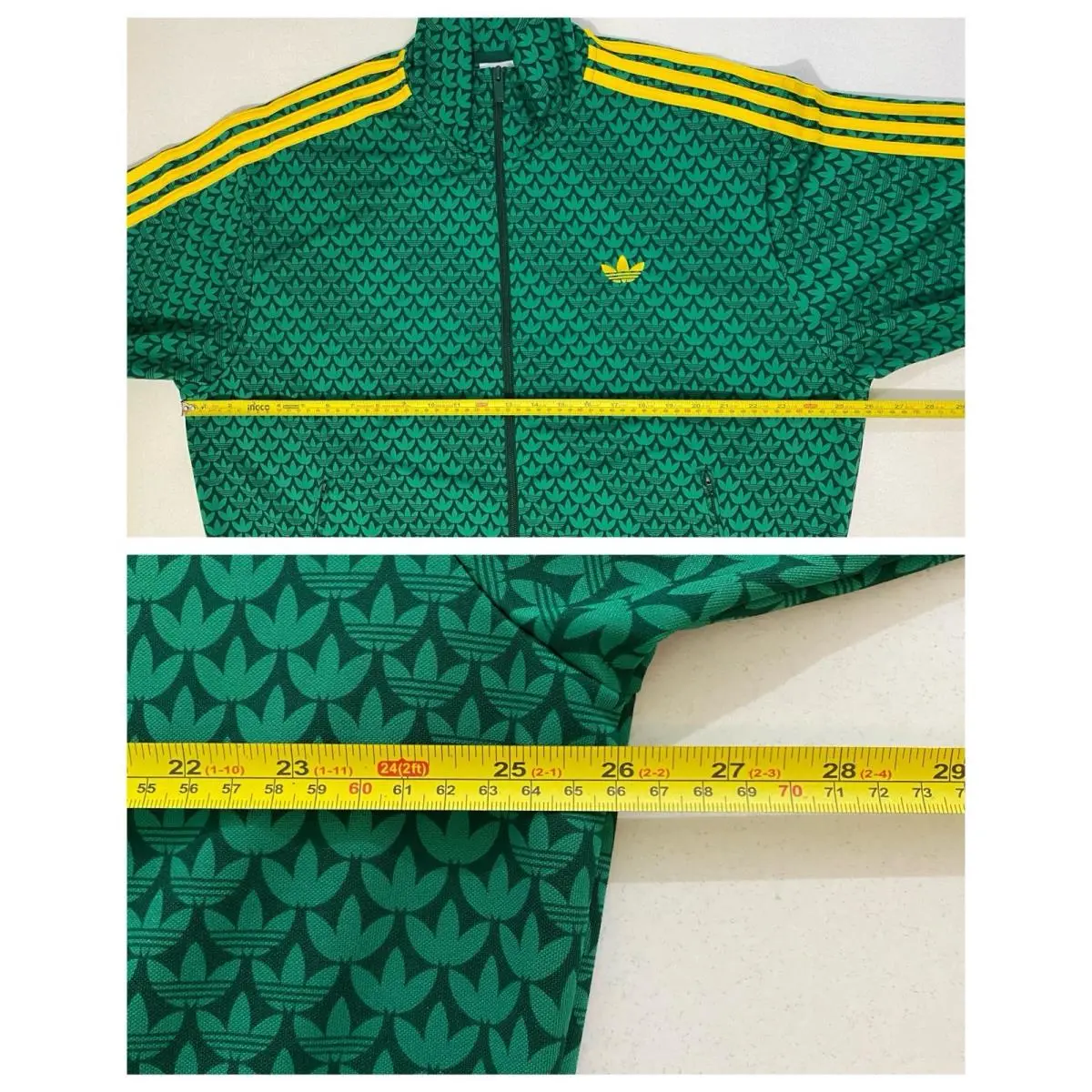 Adidas clothing - Collegiate Green Crew Yellow 7