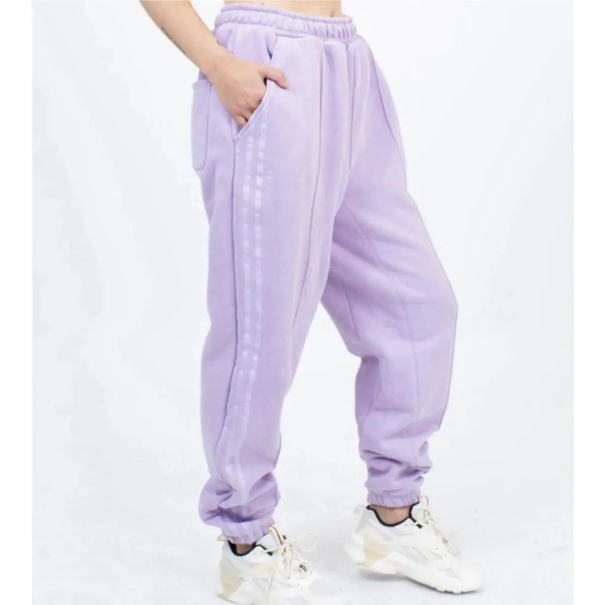X Ivy Park Sweat Jogging Pants Terry Purple Glow Unisex Size M by Adidas