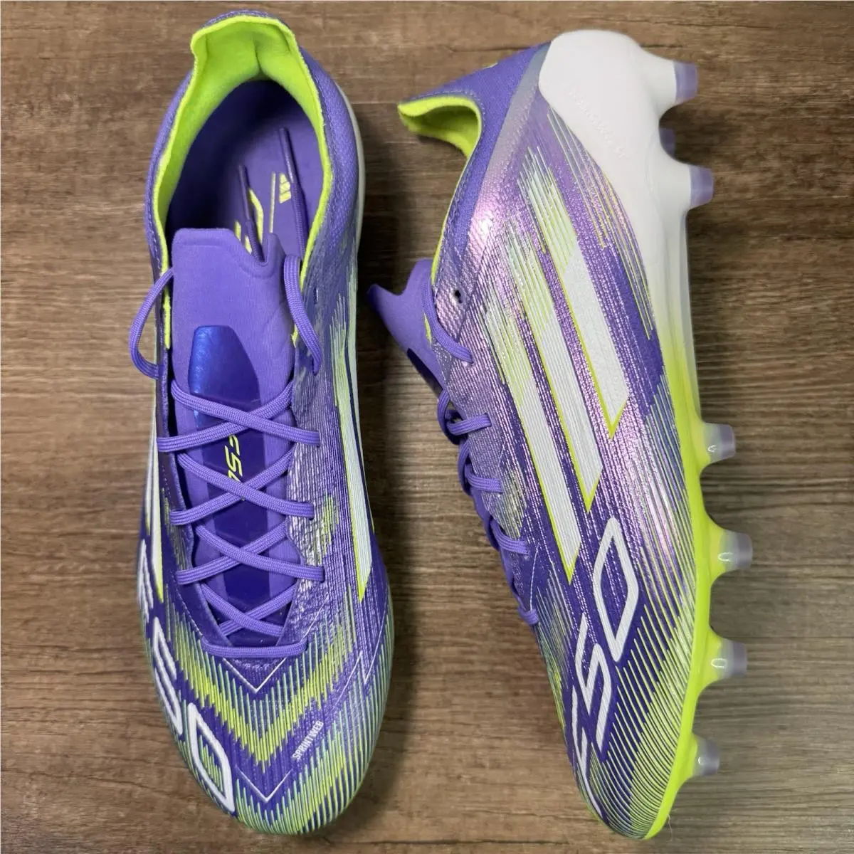 Adidas F50 Elite AG ‘purple Rush/lucid Lemon’ Men’s Size 7/Wmns’s Sz 8 JH7638