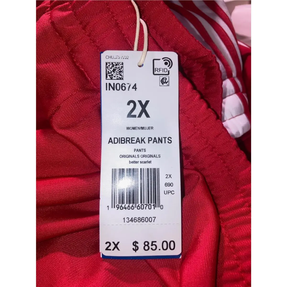 Adidas clothing - IN0674 - IN0674 - Red 7