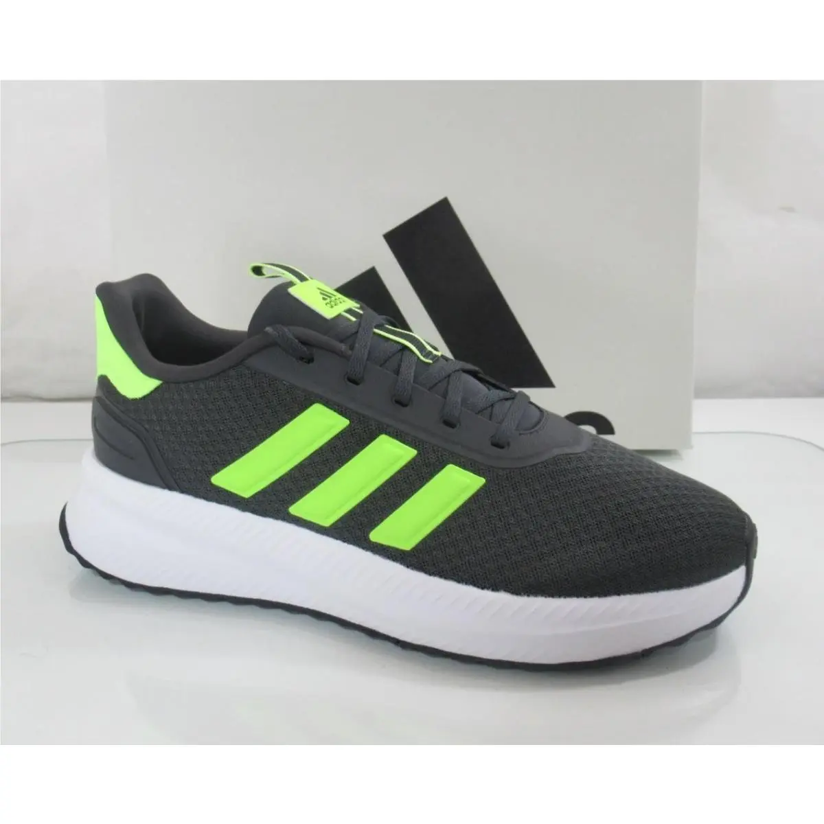 Men`s Adidas X Plr Path Running Shoes Sneakers Carbon / Lucid Lemon Size 10