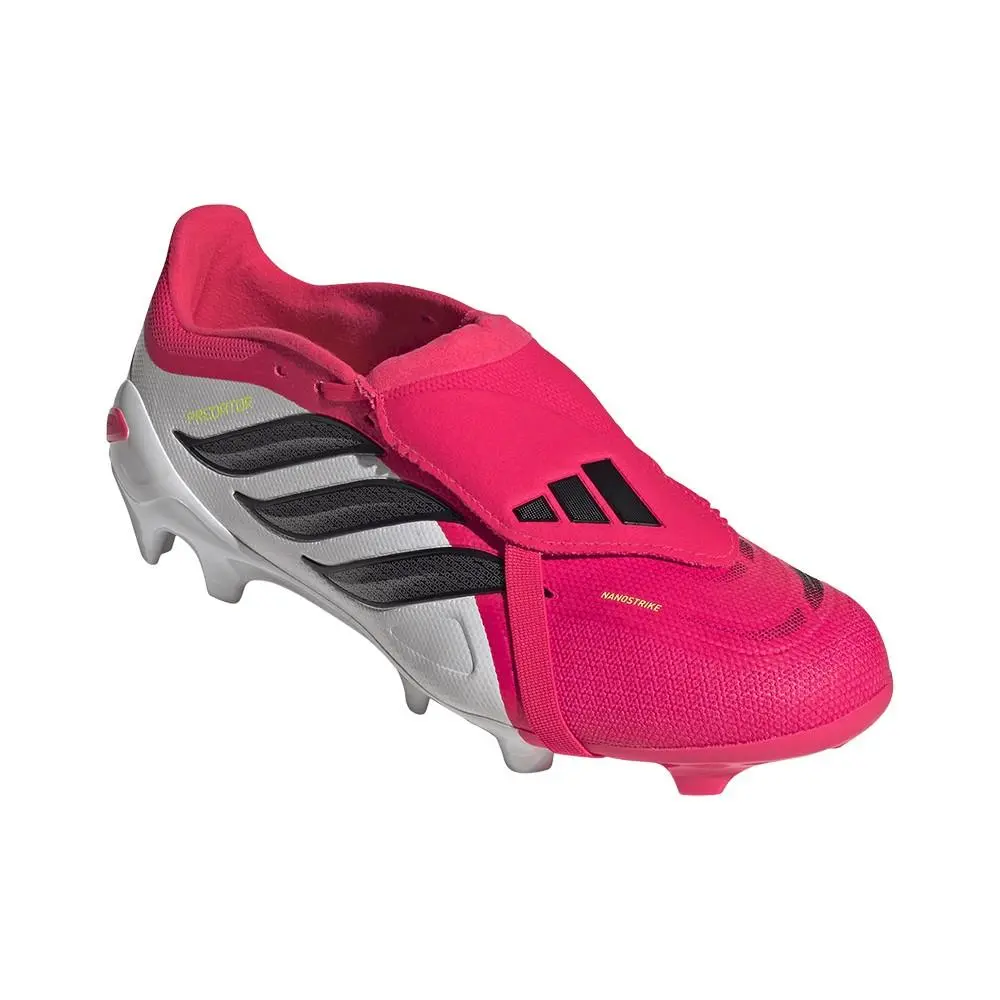 Adidas shoes - adidas Predator League FoldOver Tongue Firm Ground Soccer Cleats - JS0422 - Red, White (UPC: 198321933319) 0