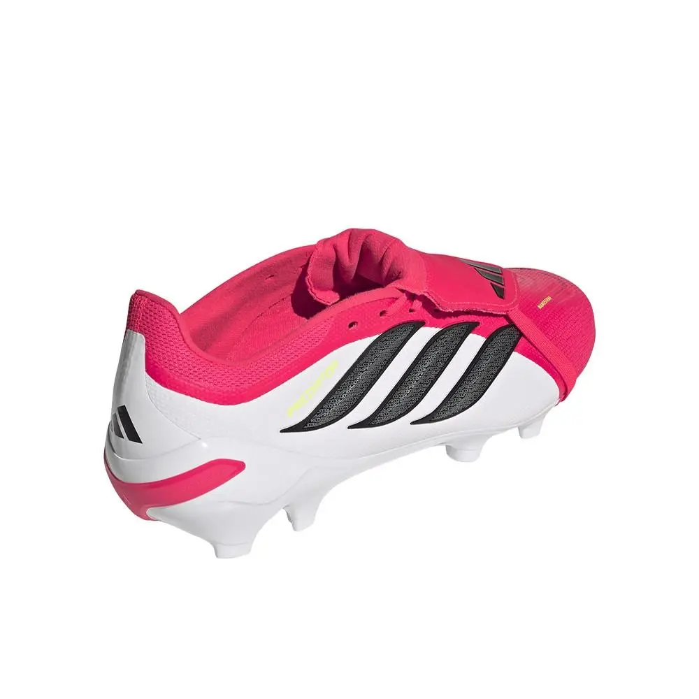 Adidas shoes - adidas Predator League FoldOver Tongue Firm Ground Soccer Cleats - JS0422 - Red, White (UPC: 198321933319) 4