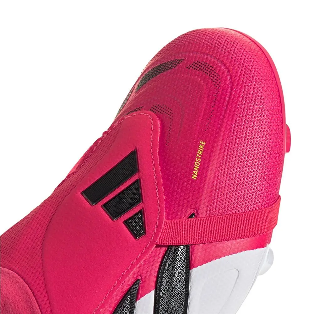 Adidas shoes - adidas Predator League FoldOver Tongue Firm Ground Soccer Cleats - JS0422 - Red, White (UPC: 198321933319) 5