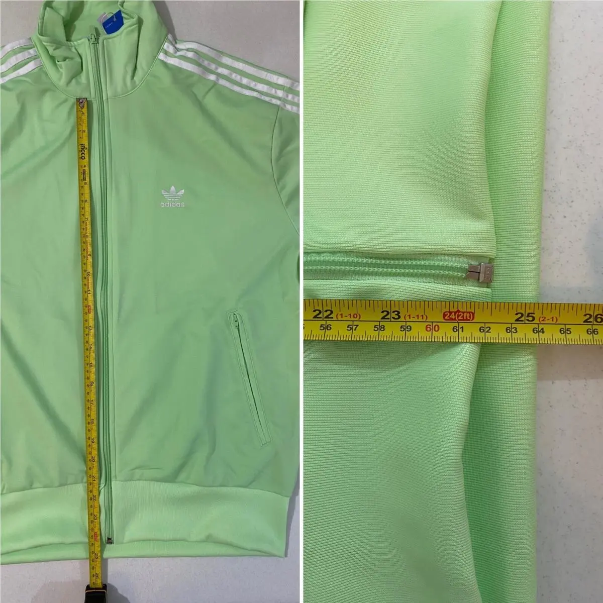 Adidas clothing - Semi Green Spark White 8