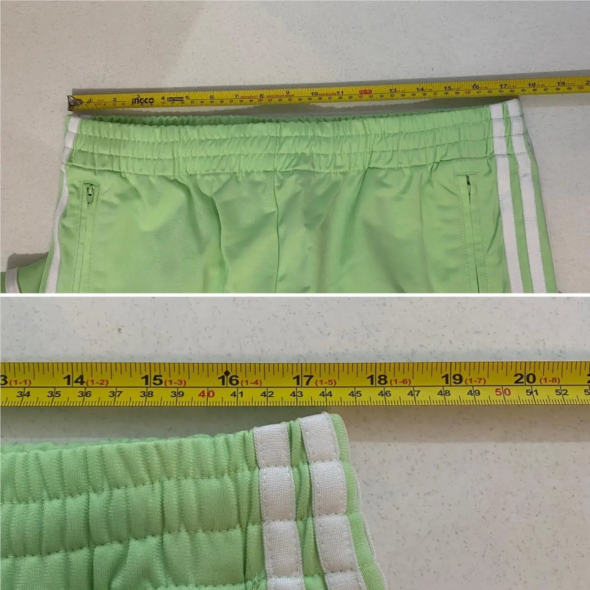 Adidas clothing - Semi Green Spark White 9